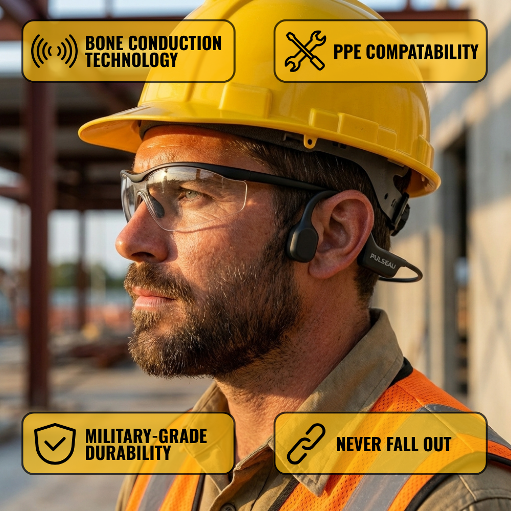 PulseAU Pro - Bone Conduction Headphones PulseAU