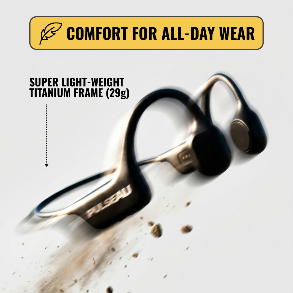 PulseAU Pro - Bone Conduction Headphones PulseAU